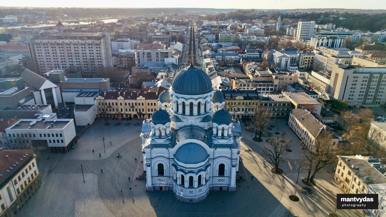 St Michael the Archangel Church, Kaunas, spring afternoon