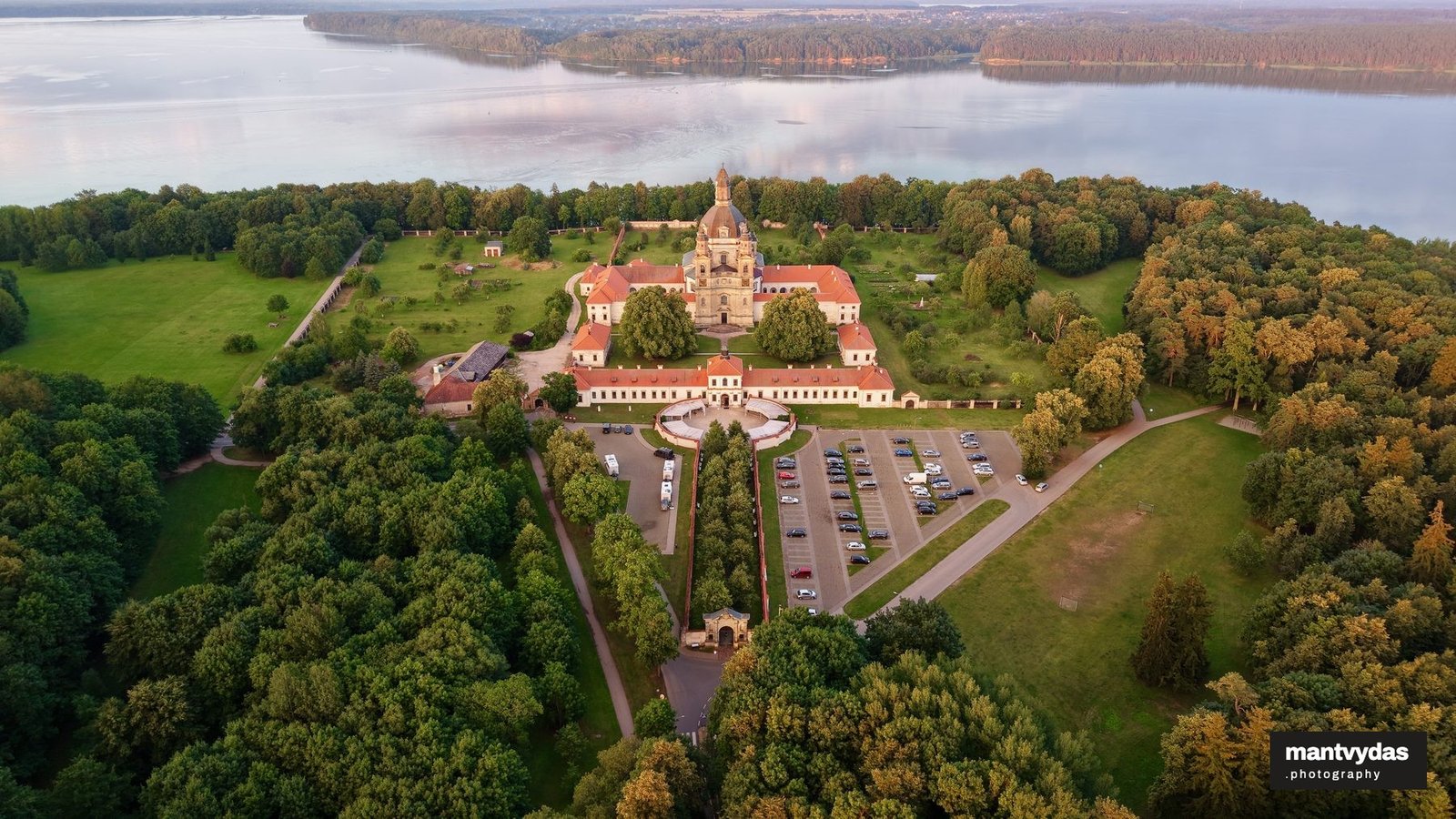 Pažaislis Monastery, summer golden hour